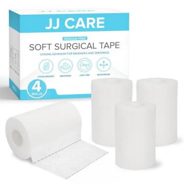 Imagem de Fita cirúrgica JJ CARE Soft Cloth 4 x 10 jardas (pacote com 4)