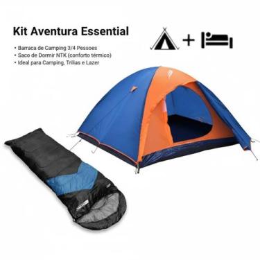 Imagem de Kit barraca falcon 3/4 e saco de dormir viper - NAUTIKA