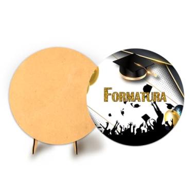 Imagem de Painel Redondo C Elastico 50cm Formatura + Suporte MDF (FOR006)