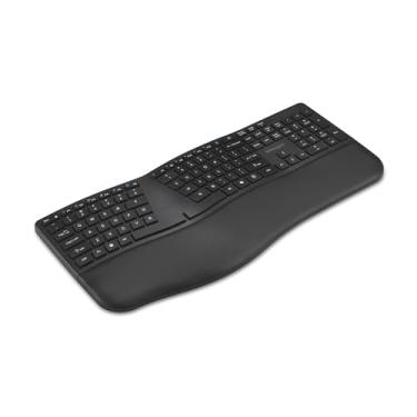 Imagem de Kensington Teclado sem fio Pro Fit Ergo KB680 EQ, Bluetooth e conexão de 2,4 GHz, recarregável, design ergonômico, teclado dividido (K72485NA)