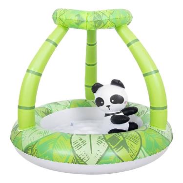 Imagem de Piscina Inflável Infantil de Panda com Cobertura 25 Litros
