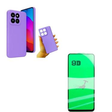 Imagem de Capinha Case Lilás + Película de Cerâmica Moto Edge 60 pro - LXL