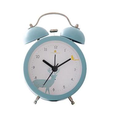 Imagem de Despertador Vintage Twin Bell Cute Deer and Bird Design - yiweisai