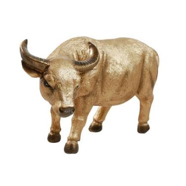 Imagem de Banco de moedas, resina em forma de touro, decoração de casa, 27 cm - 