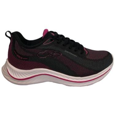 Imagem de Tênis Olympikus Apolis Feminino, Preto, Pink, 36