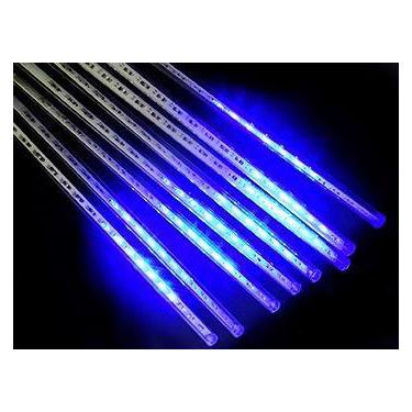 Imagem de Pisca Pisca Cascata De Gelo 8 Tubos 136 Leds Azul Natal (NTN2178X127V)