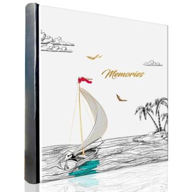 Imagem de Álbum de fotos Holoary 4x6 200 Pockets Beach Design