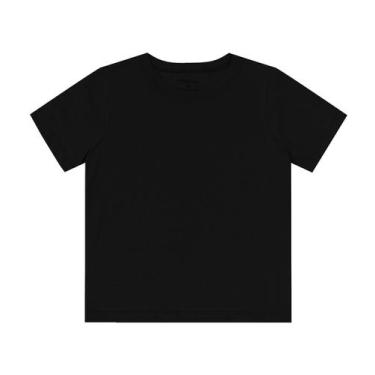 Imagem de Camiseta Infantil Masculina Básica Rovi Kids Preto - Rovitex Kids Bási