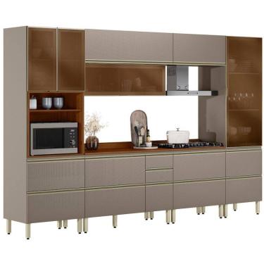 Imagem de Cozinha Modulada 6 Pecas 330 cm MDF DP3302 Demartez