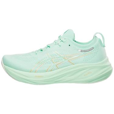 Imagem de ASICS Tênis de corrida feminino Gel-Nimbus 26, Matiz de menta/menta pálida, 10