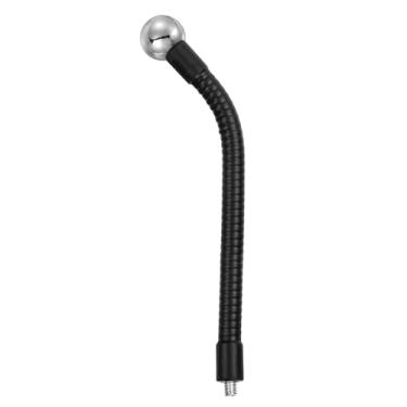 Imagem de PATIKIL Pescoço de ganso flexível ajustável de 20 cm com conector de junta esférica de 17,4 mm, rosca macho UNC de 1/10.2 cm-20 UNC para luzes de selfie, suporte de clipe de telefone, suporte de tripé