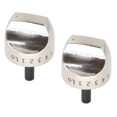 Imagem de SanilParts Pacote com 2 puxadores de fogão a gás WB03K10265 para GE Ranges substitui WB03K10242, AP4363671, 1473247, EAP2339711, PS2339711