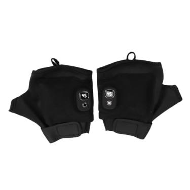 Imagem de SUNGOOYUE Luvas Sem Dedos Aquecidas, Fibra de Poliuretano USB Recarregável Sem Fio Touchscreen Luvas Elétricas Aquecidas Com 3 Níveis de Aquecimento Ajustáveis ​​para Clima Frio de Inverno