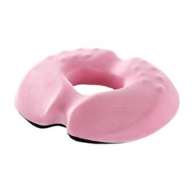 Imagem de harayaa Donut Almofada Sentada Cadeira de Escritório Almofada Almofada Do Assento Ergonômico Portátil de Espuma de Memória Almofada Cóccix para Casa, Homens