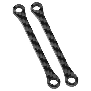 Imagem de WEFEINO 2Pcs Carbon Fiber Front Rear Body Pillar Bracket Upgrade Parts for 1/10 Tamiya M05 RC Drift Car