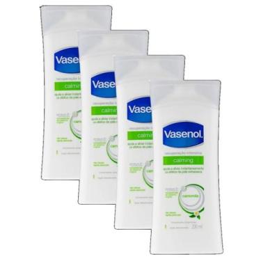 Imagem de kit 4 Loção Desodorante Vasenol Hidratante Camomila 200ML