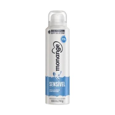 Imagem de Desodorante Aerosol 90g Sensivel Sem Perfume 24h - Monange, Unica