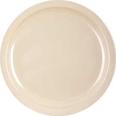 Imagem de Carlisle KL11625 Prato de jantar de melamina Kingline, 25,4 cm de diâmetro x 1,9 cm de altura, marrom (caixa com 48)