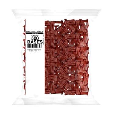 Imagem de Espaçador Nivelador Pratik Flex Eco 3,0mm Vermelho - Embalagem com 500