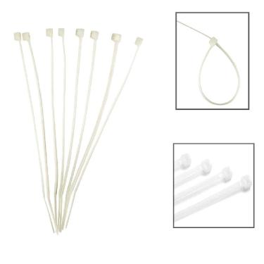 Imagem de Abraçadeira de Nylon EDA 9YQ 4,8x200mm - 100 unidades Branco