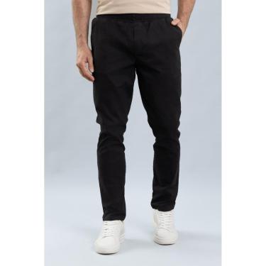 Imagem de Calça de Sarja Masculina Slim Fit Jogger com Elástico-Masculino