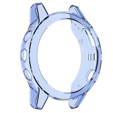 Imagem de TIOYW Capa de relógio de TPU para Garmin Fenix 5X 5S 5 Plus Moldura protetora protetora macia capa de relógio acessórios (cor: azul, tamanho: para Fenix 5S)