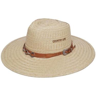 Imagem de Chapeu Violeiro Americano Karanda Palha Carnauba Country Bandinha Cour