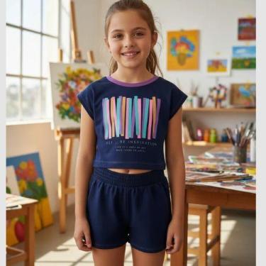 Imagem de Conjunto Feminino Hey Be Inspiration Kely Kety Shorts Moletinho, 06, A