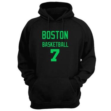 Imagem de Blusa Moletom Capuz Basquete Boston Basketball número 7 - Loja Click C