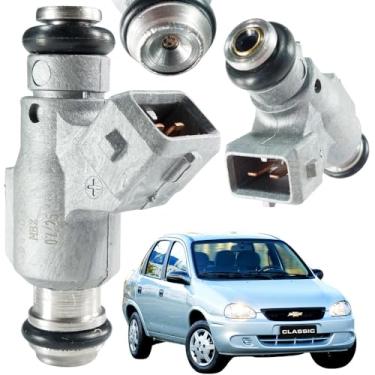 Imagem de Bico Injetor Corsa 1.0 1.4 8V Flex Gasolina 2007 2008 2009 2010 2011 2012 2013 2014 2015 - FJ10739, 94.705.391