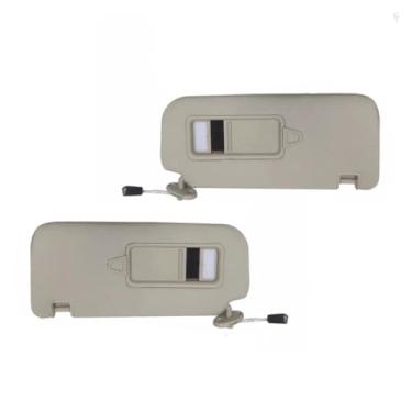 Imagem de Tsinesla Viseira de carro viseira de sol interior de carro para Geely para Atlas para Boyue para Emgrand X7 Sport para Proton X70 protetor solar viseira de sol bege