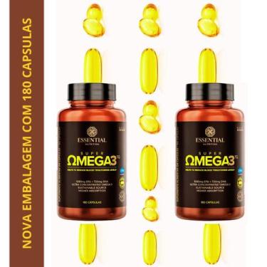 Imagem de Kit Duas Unidades Super Ômega 3 TG Ultra 180 Cápsulas 1000mg Softgel -