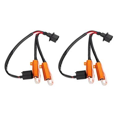 Imagem de Resistores de carga LED H13 50W 8Ω Resistor decodificador de liga de alumínio de alta qualidade para decodificação de luz LED e eliminação de falhas Plug and Play durável portátil