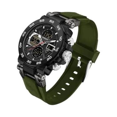 Imagem de Relógio Militar Esportivo Masculino À Prova d'Água 50M Com Display Dup