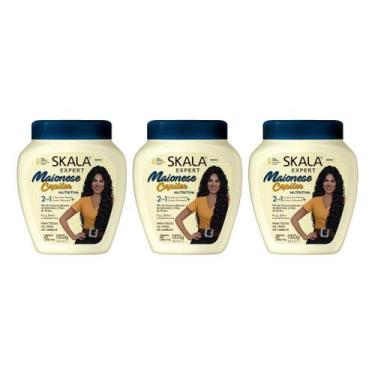 Imagem de Creme Skala 1Kg Maionese Capilar-Kit C/3Un