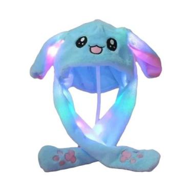 Imagem de Tiara De Coelho De Pelúcia Fofa Com Orelhas Móveis, Pressione as Patas