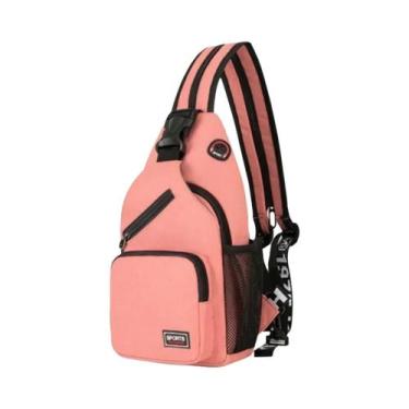 Imagem de Mochila Mensageiro Unissex Multifuncional Com Abertura Para Fone De Ou