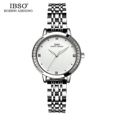 Imagem de Relógio Feminino Ibso 8316 à Prova D'água Prata