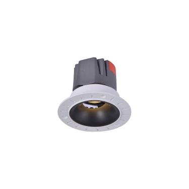 Imagem de Spot De Embutir Nordecor Zagle No-frame Redondo Led Alto Irc 97 10w Bivolt Preto 2700k Luz Amarela