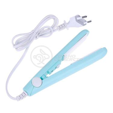 Imagem de Mini Chapinha Prancha 17Cm Bivolt 110|220V Profissional Azul