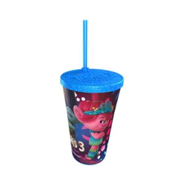Imagem de Copo Trolls 3 Azul - Cinemark