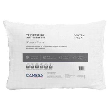 Imagem de Travesseiro Camesa Anti Stress 50x70 Tecnologia Fios de Carbono