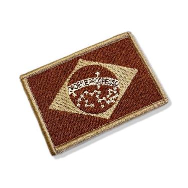 Imagem de BP0403-004 Bandeira Brasil Patch Bordado 7,5x5,0cm - Autêntico BR44