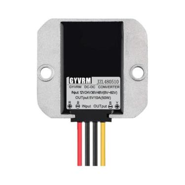 Imagem de Conversor DC-DC De 50W 12V Para 5V 36V 48V Para 5A Módulo Redutor - GY