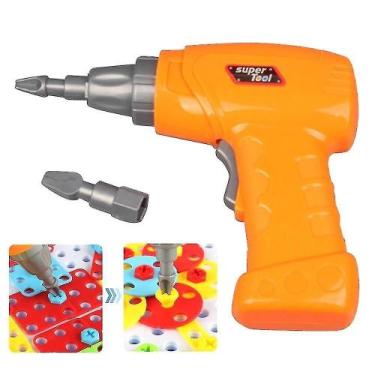 Imagem de Brinquedo de ferramenta de reparo de furadeira elétrica simu - Gloome 