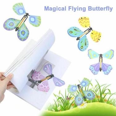 Imagem de 10/20 unidades de brinquedo voador esvoaçante Magic Butterfl - Gloome 