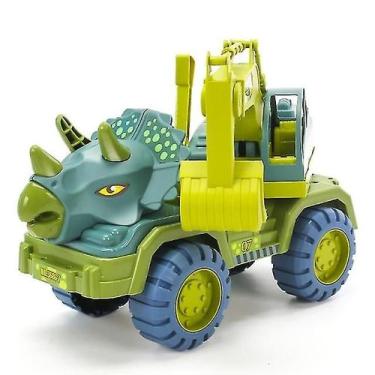Imagem de Carro de brinquedo, dinossauros, carro de transporte para crianças, pr