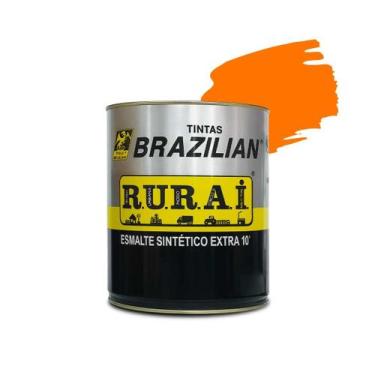 Imagem de Tinta Esmalte Sintético Rurai Amarelo Ouro 1900 3,6L - BRAZILIAN