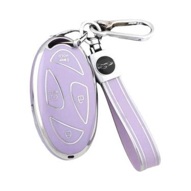 Imagem de Capa De Chave Remota De Carro TPU Para Hyundai IONIQ 6 Kona 5 7 Botões