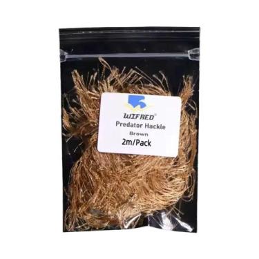 Imagem de Pacote De 2M De Material De Chenille Predator Hackle De Face Única Par